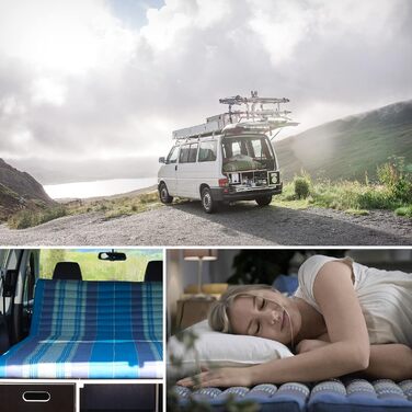 Стійкий розкладний матрац livasia з капоку - 200x80x8 см - гостьовий матрац, складний матрац для фургонів, екологічний килимок для йоги, складне гостьове ліжко, шезлонг для саду та балкону (чорний/слони)