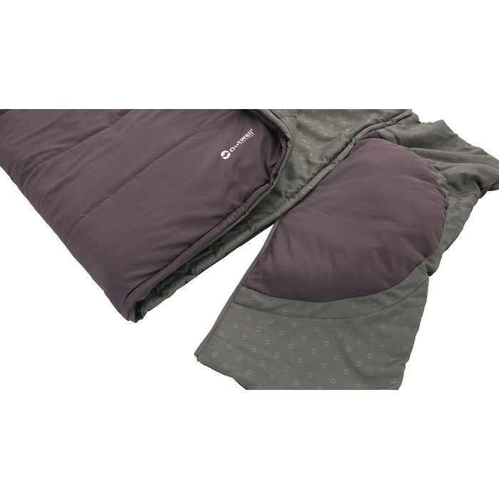 Спальний мішок Outwell Contour Reversible/+2°C Dark Purple Right (230372)