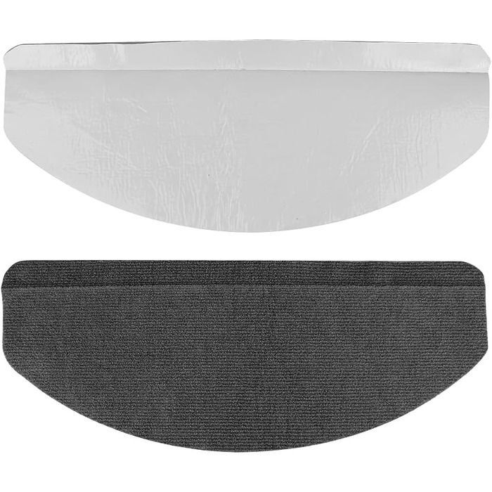 Набір із 15 самоклеючих килимків для сходів, нековзні, захисні килимки для сходів, підходять для дітей, людей похилого віку та домашніх тварин, 65 21 см, чорна сітка