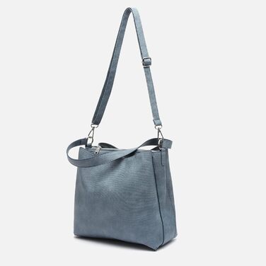 З регульованою ручкою - жіноча сумка Модні - елегантні сумки на кожен день та вечірку Conti Blue 27 X 29 X 12 см