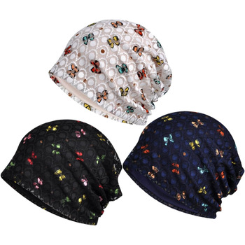 Кепка для вагітних Чорний, 3pcs For Pregnant Bonnet Colored Bandanas Headwear Pregnant Net Pregnant Hat Pregnant Cap Black