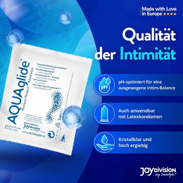 Інтимний лубрикант JOYDIVISION AQUAglide Natural, 50×3 мл