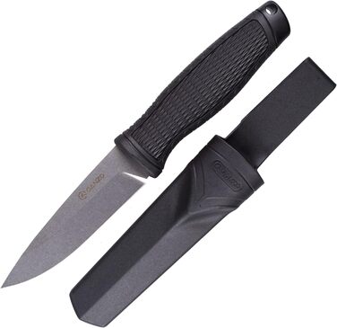 Ніж Ganzo G806-BK з фіксованим лезом, клинок з нержавіючої сталі 8CR14, ергономічна нековзна рукоятка, для кемпінгу, полювання, ри