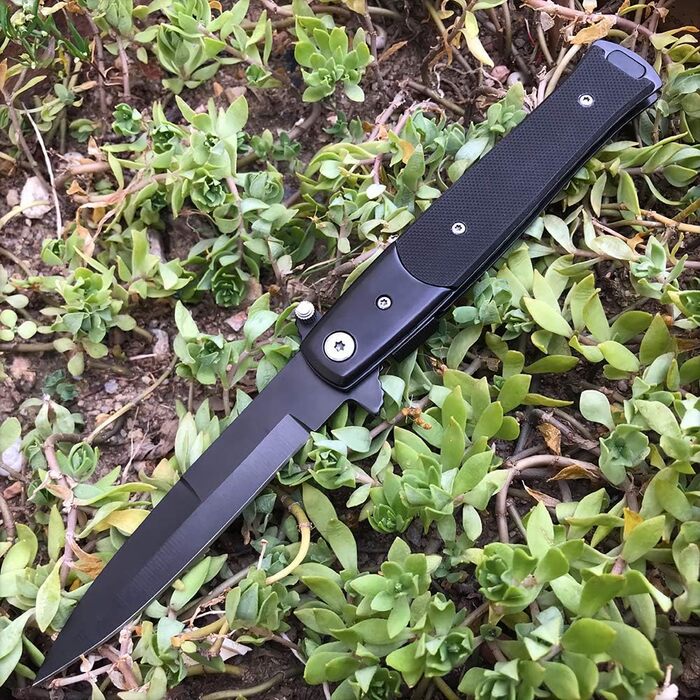 Складаний ніж Гострий ніж на відкритому повітрі Мисливський ніж та ніж для виживання Одноручний ніж Кишеньковий ніж з лезом з нерж