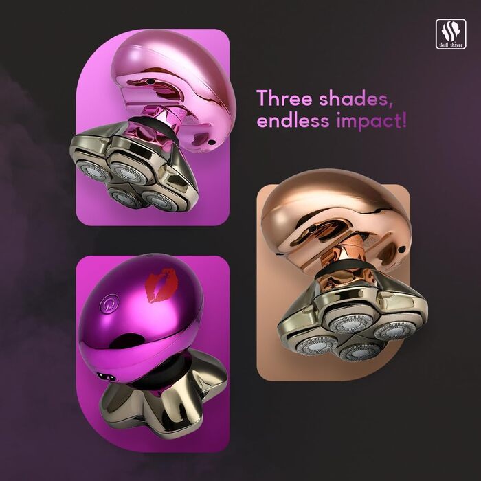 Жіноча електробритва Skull Shaver - Butterfly Kiss Pro Видалення волосся для жінок Фіолетовий