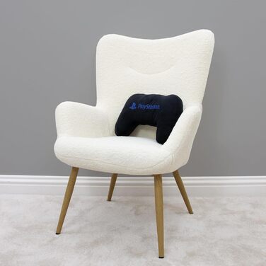 Офіційно ліцензована подушка у формі контролера PlayStation М&39яка плюшева подушка Світиться в темряві Ідеально підходить для спальні або ігрового декору, чорний колір