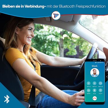 Дюймова GPS-навігаційна система для автомобілів, вантажівок та автофургонів Карти Європи (52 країни) з оновленнями, радар-детектором, помічником руху по смузі, Bluetooth, базою даних точок інтересу та системою hands-free, 90 9-