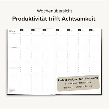 Планувальник Парето 2026 Ідеальна організація, досягнення цілей, підвищення продуктивності, розвиток корисних звичок Тижневий планувальник 2026, книжковий календар, щоденник, журнал успіху Schwarz Schwarz 26