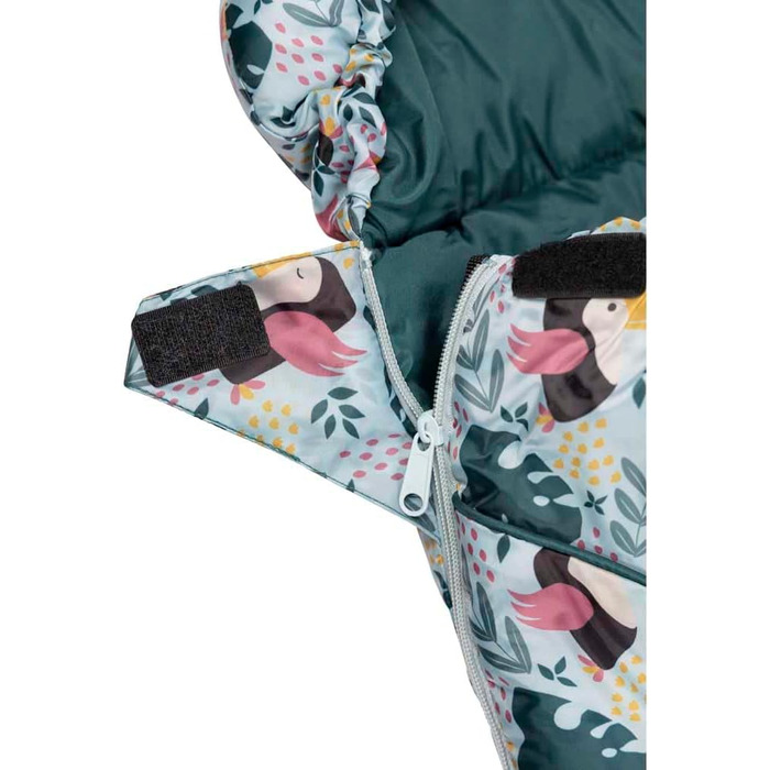 Спальні мішки Trespass Bunka, принт тропічних птахів, один розмір