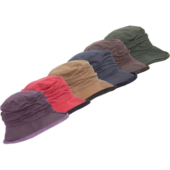 Діана - Жіночий сільський капелюх, вощений, сливовий, розмір XXS