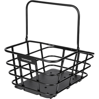Велосипедний кошик Topeak Urban Basket DX 22L з алюмінію чорного кольору, вага 1,5 кг, розміри 44 x 32,6 x 24 см, 15002089