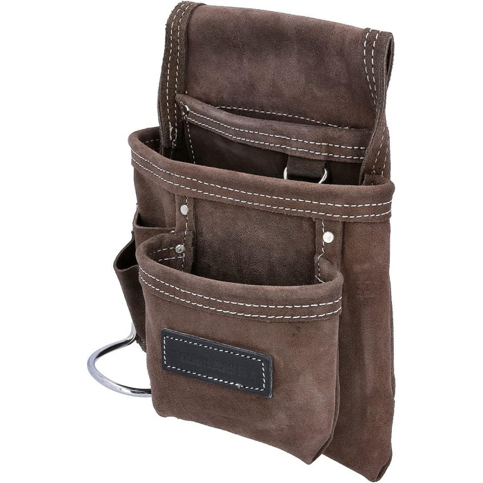 Сумка для інструментів з ременем, 3 багатофункціональні кишені, замшева сумка для цвяхів, органайзер для будівельників, теслярів,