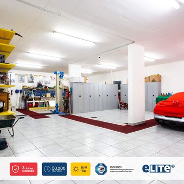 Світлодіодна трубка eLITe T5, 51,7 см, 7 Вт, дуже яскрава, 720 лм, 840, 4000 кельвінів, універсальний білий, ТІЛЬКИ ДЛЯ EVG, 140 градусів, однорідне світло, довговічність 50 000 год, гарантія 3 роки