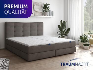 Ортопедичний наматрацник Traumnacht, з комфортною пінополіуретановою серцевиною, сертифікований Oeko-Tex, 140 x 200 см, виготовлений за німецькими стандартами якості. Піна Comfort 140 x 200 см