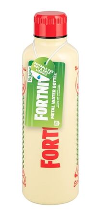 Пляшка для води Paladone Fortnite Uncle Pete&39s Pizza Pit з нержавіючої сталі з кришкою, що закручується, офіційно ліцензований багаторазовий ігровий товар для підлітків, дорослих, школи, роботи, 500 мл