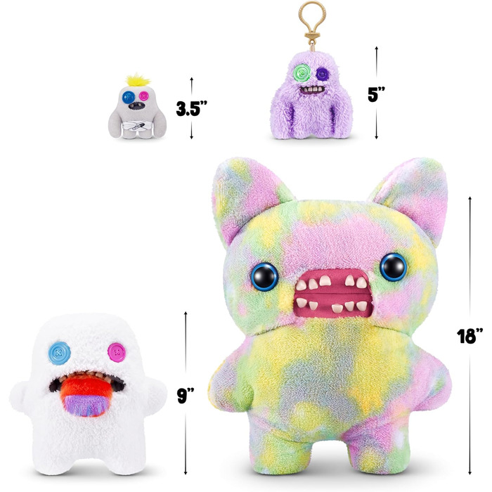 FUGGLER Hairy Fuggs, плюшевий набір 22 см, Oogah Boogah і Reeko