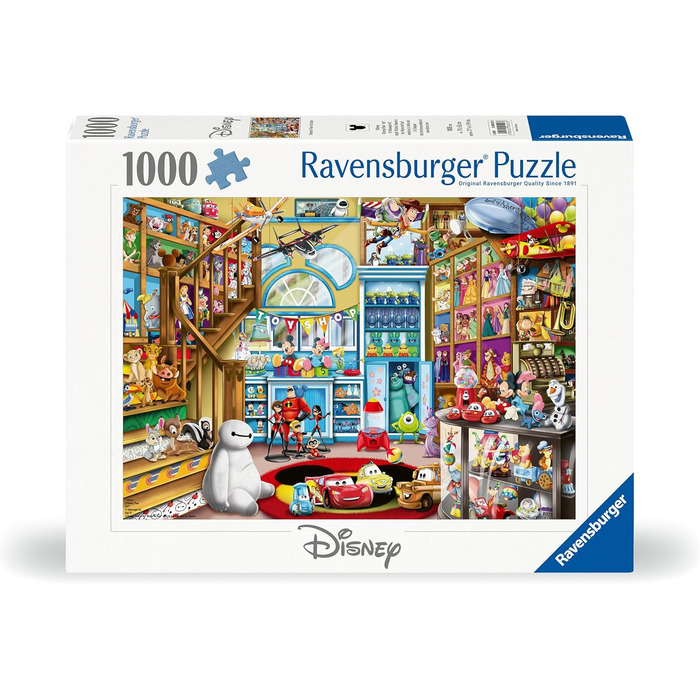 Пазл Ravensburger 12000527 - В магазині іграшок - Пазл на 1000 елементів для дорослих і дітей від 14 років, Disney Puzzle, Disney