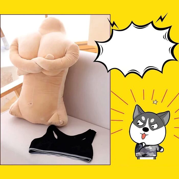 Допоміжна плюшева подушка Pssopp, зручна, форми тіла (гарненька дівчинка приблизно 58 см (див. деталі)) Гарненька дівчинка приблизно 58 см (див. деталі) Гарненька дівчинка приблизно 58 см (див. деталі)