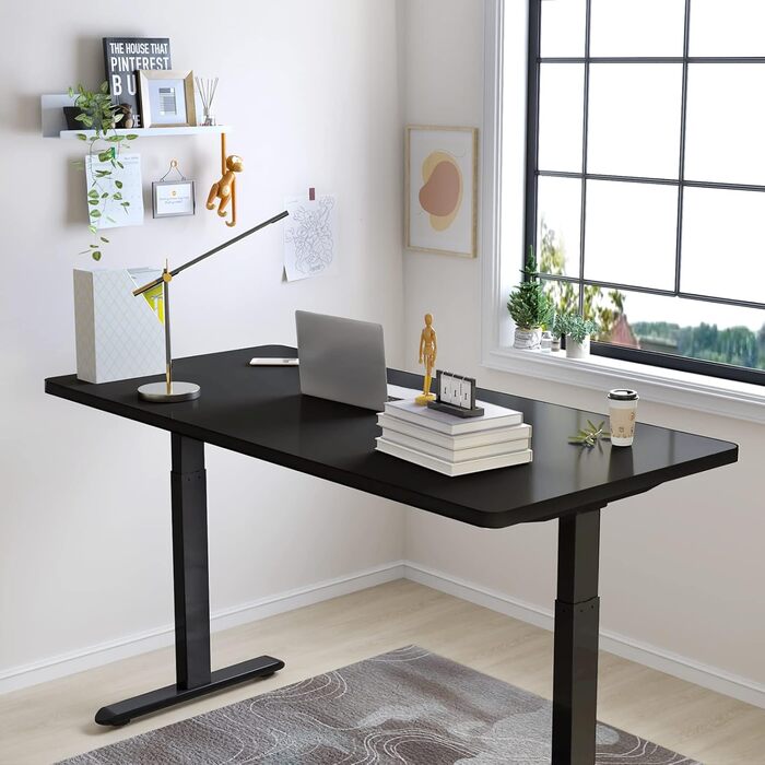 Регульована по висоті рама столу AIMEZO з 2 двигунами, електрична рама столу з 2 напрямками, регулювання висоти, функція пам&39яті та запобігання зіткненням, чорна - 2