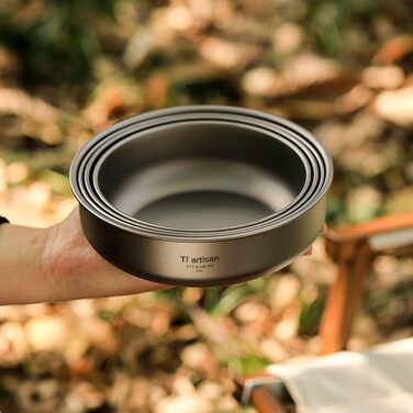 Кемпінгова миска штабельований, легкий посуд для походів, подорожей з рюкзаком та пікніків обєм 3501200 мл, можна мити в посудомийній машині (1050 мл)