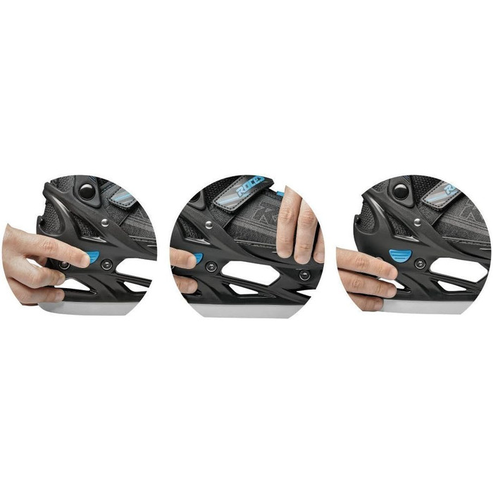 Регульовані ковзани Roces Kids Jokey Ice 2.0 для дівчаток, чорно-фуксія, 38-41 EU