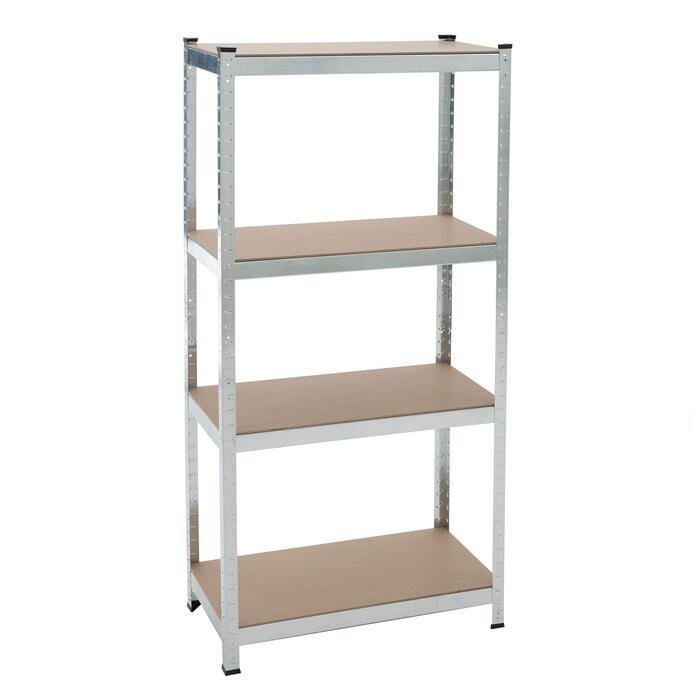 Стелаж ESTEXO 160x80x40 см 320 кг 4 полиці Полиця для зберігання Полиця для майстерні Оцинкована