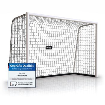 Футбольні ворота для дітей та дорослих у саду НАДЗВИЧАЙНО МІЦНІ - Дитячі футбольні ворота з міцною сталевою рамою спереду - Футбольні ворота, включаючи анкерні кріплення з нержавіючої сталі - Ворота для саду 300x200 (см)