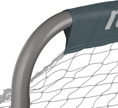 Футбольні ворота Relaxdays для саду, комплект з 2 шт. , для дітей та дорослих, ВШХ 110 x 150 x 75 см, металеві, міцні футбольні ворота, сірі