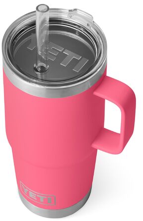 Чашка для пиття YETI Rambler з кришкою-трубочкою, тропічний рожевий, 739 мл