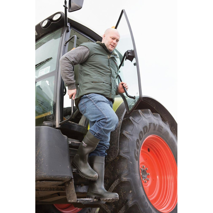 Чоловіче професійне повнозахисне промислове взуття DUNLOP Purofort, розмір 44 EU, зелене