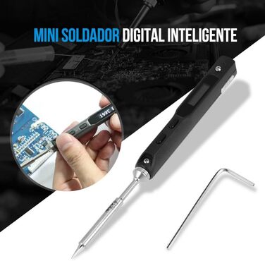 Міні-паяльник TS101 Портативний електричний паяльник з набором DC 12V-24V 65W зварювальний інструмент для електроніки та друковани