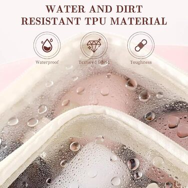 Косметичка, сумка для макіяжу Косметичка для подорожей, водонепроникна косметичка з PU шкіри з відділеннями, портативна косметичка