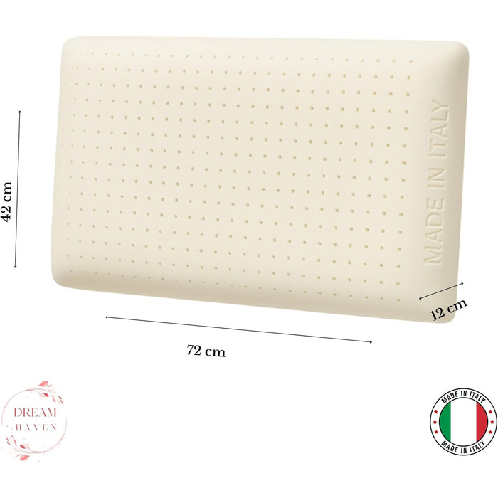 Подушка DREAM HAVEN з піни з ефектом пам&39яті з чохлом з алое вера, для шиї та ортопедичної подушки для ліжка, антикліщова та гіпоалергенна (пара бамбука, 1) 1 пара бамбука