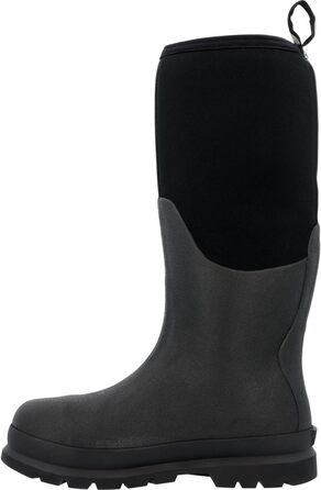 Чоловічі захисні гумові чоботи зі сталевим носком, розмір 44/45 EU, чорні, 000a