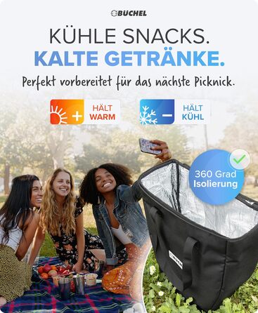 Велосипедний багажник Bchel для багажника 100 водонепроникний з ручкою для перенесення та плечовим ременем велосипедний багажник, сумка для багажника, задня велосипедна сумка, чорна, одинарна, 20 л