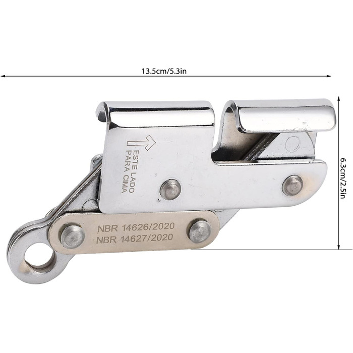 Захоплювальний пристрій для скелелазіння Akozon з міцним самоблокувальним механізмом для експедицій на арбористів міцний пристрій безпеки для скелелазіння