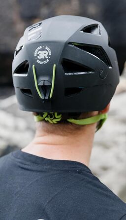 Шолом для скелелазіння Edelrid Zodiac 3R - розмір 55-61 см (зовнішня оболонка виготовлена з перероблених альпіністських мотузок) нічний