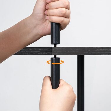 Стійка для спецій HOOBRO, кухонна полиця, 3-рівнева стійка для зберігання, органайзер для столу, для кухонної стільниці, столу, кабінету, офісу, чорна EBB02TL01