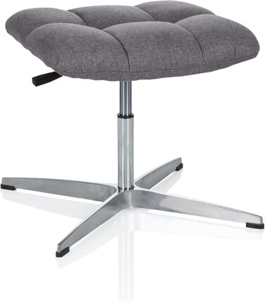 Ретро-табурет SARANTO, 670934, тканина, темно-сірий