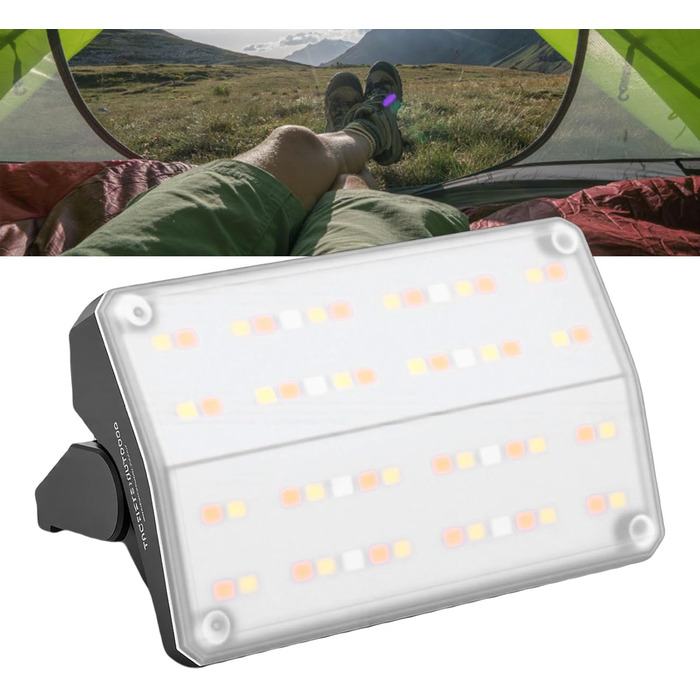 Ліхтар для кемпінгу, компактний акумуляторний ліхтар для карти з яскравістю 900 лм та 7 рівнями яскравості для наметів, походів та надзвичайних ситуацій