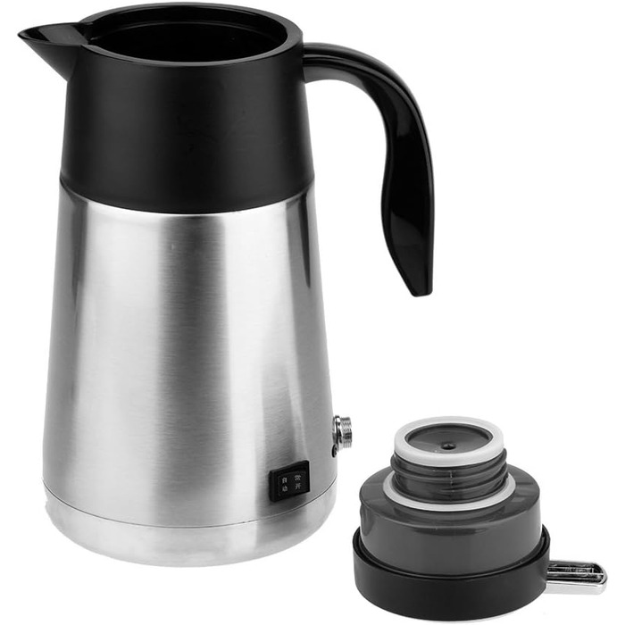 Портативний 1300 мл великої ємності 12/24 В автомобільний чайник вантажівка чайник водонагрівач пляшка для подорожей, приготування