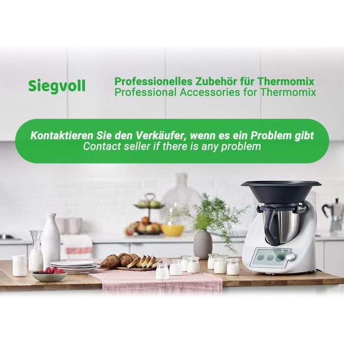 Розсувна дошка Victorious для Thermomix TM6 TM5 Glider Легка рухома акрилова дошка - біла біла глянцева