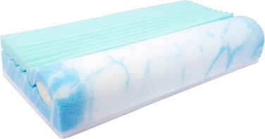 Подушка для шиї Dream Castle Climate Control Coolmax - Гібридна пінопластова основа (RG50) для оптимального клімату сну з ламінованою еластичною термопіною (дихаючою) - 40x60 см