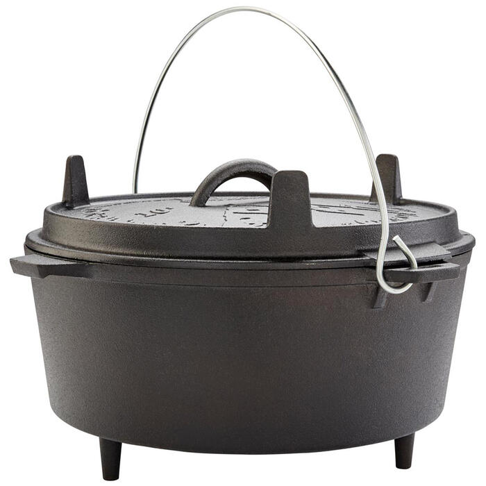 Казан з кришкою Groenberg Askja Pot 33 cm / 10 L Black (266018)