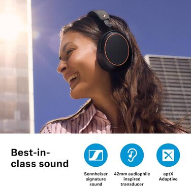 Бездротові навушники Sennheiser Consumer Audio Momentum 4 - Bluetooth-гарнітура для кришталево чистих дзвінків з адаптивним шумоза