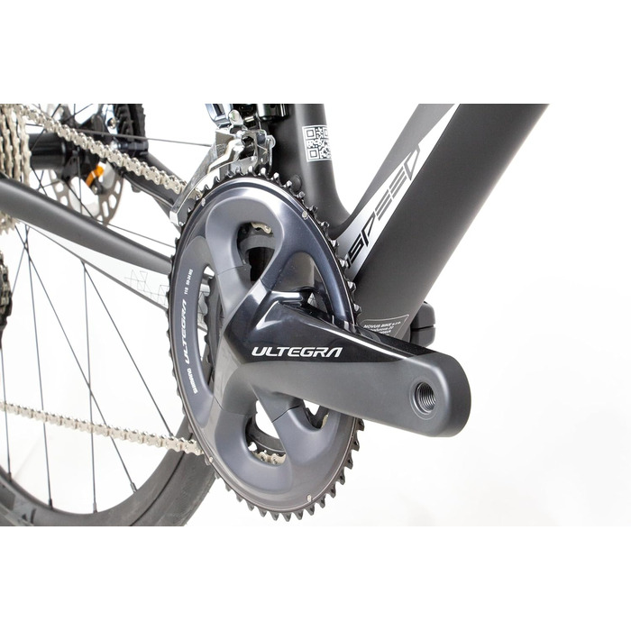 Унісекс-велосипед Head I-Speed Race для дорослих, матовий чорний/зелений 52