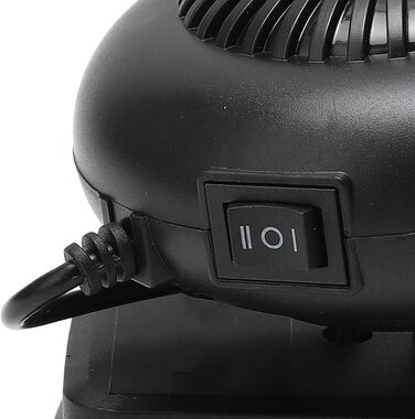 Невеликий обігрівач, 170 Вт, 18 В, живлення від батарейок, 2 швидкості, контроль температури, тихий бездротовий електричний вентилятор-обігрівач для BL1815 BL1820 BL1530 BL1840 BL1850 BL1860 для використання всередині автомобіля