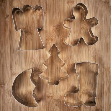 Набір різдвяних формочок для печива 5 шт Grizzly