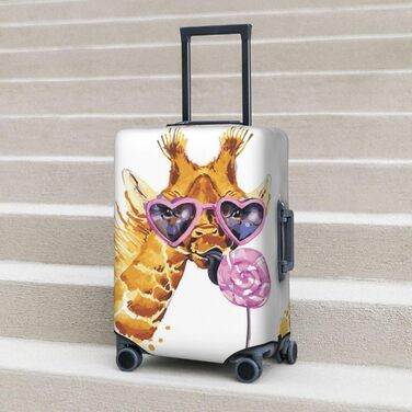 Чохол для валізи Giraffe, міцний захист для багажу розміром 45.7-81.3 см, XL, Чорний