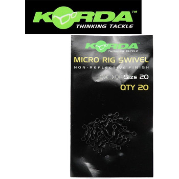 Вертлюг Korda Micro Rig - 20 шт.